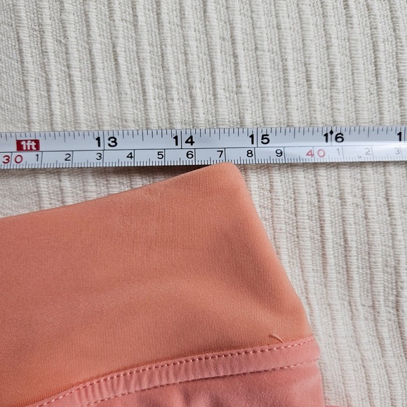 Nike Dri Fit Tennis Skirt Shorts Skort Peach Pink Pleated Athletic Womens L - Picture 6 of 9